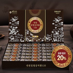 대원제약 침향공력환126 쇼핑백 포함 최신제품, 472.5g, 1세트