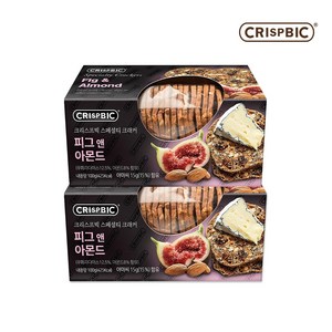 크리스프빅 스페셜티 크래커 피그&아몬드, 100g, 2개