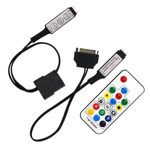 컴튜 컴퓨터 12V / 5V 유무선 RGB LED 컨트롤러, 5V 유선 컨트롤러, 1개