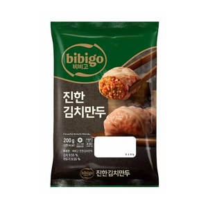 비비고 냉동 수제 진한 김치만두 200g, 6개