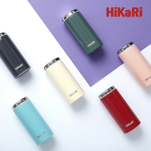 HiKaRi 심플 미니 보온보냉 텀블러, 카키, 200ml, 1개