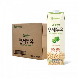 연세우유 고소한 연세두유, 12개, 1000ml