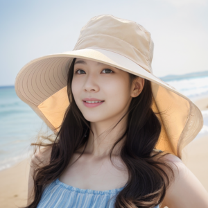 햇빛가리개 모자 여성 여름 휴양지 비치 모자 챙넓은 등산 챙모자 자외선 차단 힐플로우