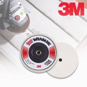 3M 양모휠 4인치 디스크 빠우, 1개