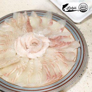 [피쉬앤]두툼 광어회 슬라이스 400g 출고당일 잡아 신선하게 발송!, 1개, 두툼광어회400g