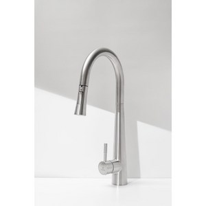 이상범인테리어 무광 거위목 수전 주방 싱크대 수전 무광 스텐 수도꼭지 교체 스테인리스304 수전, 102타워수전, 1개