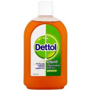 데톨 오리지널 액체 소독 살균제 Dettol Oiginal Liquid Antiseptic Disinfectant, 1개, 500ml