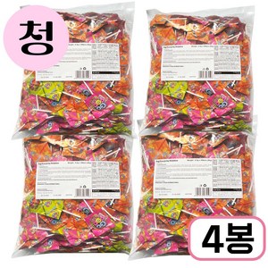 트레프 트릭시 고 팝 플랫 롤리팝, 2kg, 4개