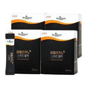 [본사직영] 펄세스 아메리카노 스위트 블랙, 20T x 3+1박스