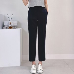[숏/기본/롱 S~3XL]여성용 빅사이즈 밴딩슬랙스 정장바지 라이크 밴딩팬츠