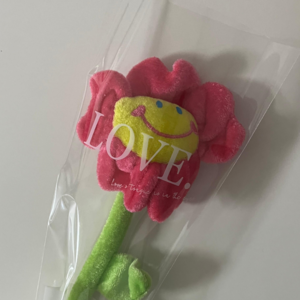 인형꽃 스마일꽃 꽃선물 화이트데이 로즈데이 생일 기념일 졸업식 입학식, 진핑크
