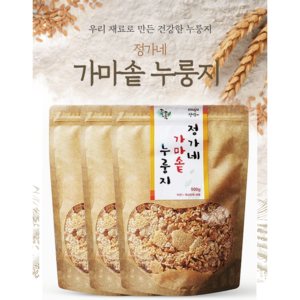 정가네 누룽지, 1kg, 3개