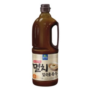 상세설명참조 면사랑 밑국물 멸치육수 프리미엄 1.8L, 1개