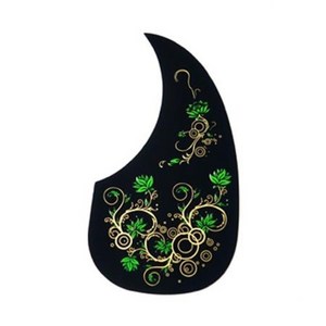 통기타 픽가드 green flower pickguard (마틴형) 피크가드, 1개