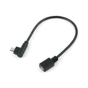 맑은 Coms Mico USB 케이블(연장 M/F) 25cm/꺾임, 단일 수량