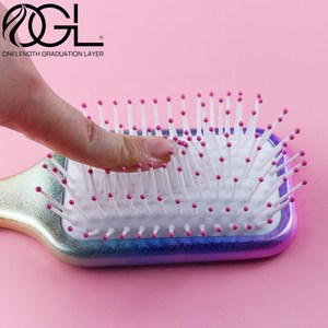 OGL(오지엘) 레인보우 쿠션브러쉬, 1개