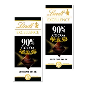 린트 초콜릿 엑설런스 다크 90% 100g X 2개