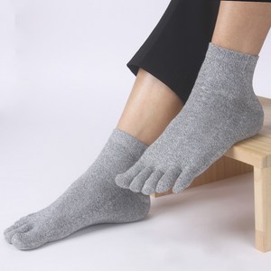 남성용 순면 발가락양말 5켤레