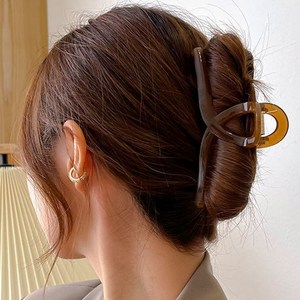 은꽃밴드 (3개SET) 13cm 초대형 올림머리 집게핀 대형
