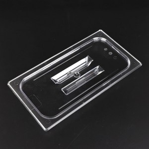 PC 밧드 투명 3분의 1 민자 뚜껑 325x176mm 단품, 투명 1/3 (32.5x17.6cm)_민자 뚜껑