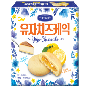 청우식품 유자치즈케익, 190g, 8개