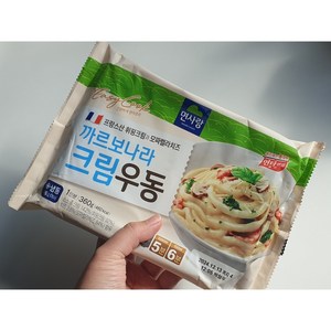 면사랑 크림우동 1인분 까르보나라 px 크림우동 360g, 3개