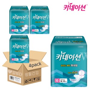 카네이션 겉기저귀 와이드 매직테이프 특대형 4팩(40매), 10개입, 4개