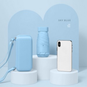 데코앤코 초경량 초미니 우산 양산 전용가방 파우치 포함