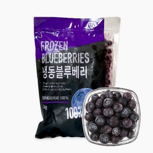 솜 냉동블루베리 1kg*., 1개