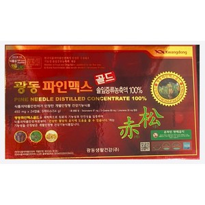 광동파인맥스 골드 솔잎증류농축액 100%, 5개, 24캡슐