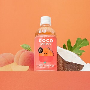 슈가로로 코코제로 복숭아 무설탕 340ml, 1개