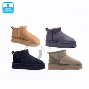 Auzland Sheepskin 양털부츠 호주 오즈랜드어그 4cm 키높이 울트라미니 통굽 플랫폼(AUZ085)