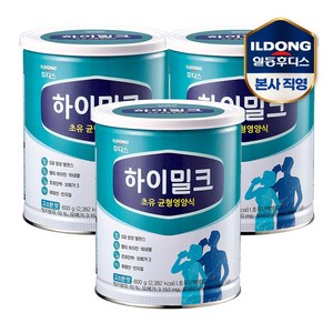 일동후디스 하이밀크 초유 균형영양식 성인분유, 3개, 600g