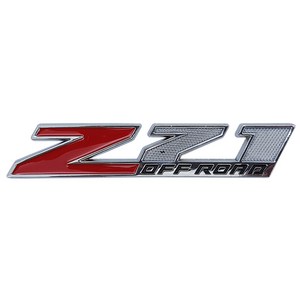 카포카 쉐보레 Z71 4X4 오프로드 엠블럼 스티커 뱃지 (2021 리얼 뉴 콜로라도), 02.Z71오프로드 실버레드