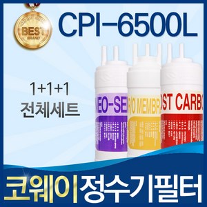 코웨이 CPI-6500L 고품질 정수기 필터 호환 전체세트, 1개