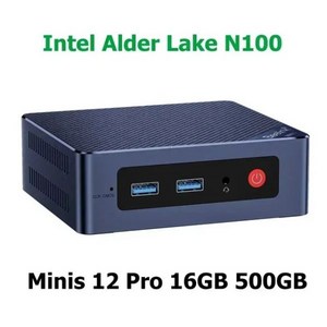 게이밍본체 Beelink MiniS12 S12 Pro 인텔 Alder Lake N95 N100 미니 PC 윈도우 11 DDR4 8GB 256GB 16GB 500GB SSD 와이파이, 04 N100 16GB 500GB_01 미국