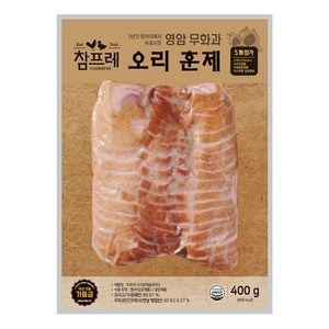 참프레 무화과 오리훈제 슬라이스, 3개, 400g