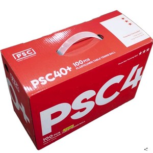 PSC 40+ ABS 3성 연습용 탁구공, 1개, 오렌지색