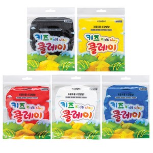 키즈클레이 50g, 5색세트, 1개