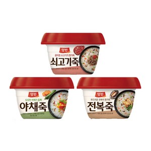 양반 쇠고기죽285gx4개+야채죽285gx4개+전복죽285gx4개(총12개), 2세트, 285g