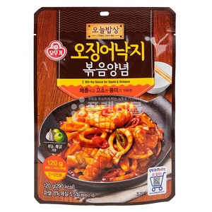 오늘밥상 오징어낙지 볶음양념, 120g, 1개