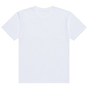남녀공용 빅사이즈 30수 무지 라운드 반팔 티셔츠 2XL-9XL