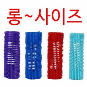 [모리스] 젯트 세트 구르프 롱사이즈 찍찍이구르프 헤어롤 실리콘구르프, 레드(39mm), 1세트