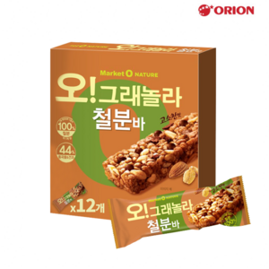 (무료배송) 오리온 마켓오 오 그래놀라 철분바 35g x 24개