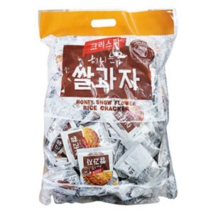 크리스피 허니 눈꽃 쌀과자, 1kg, 2개