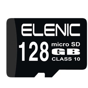 일레닉 Micro SD 카드 TF 외장 메모리카드, 128GB, 1개