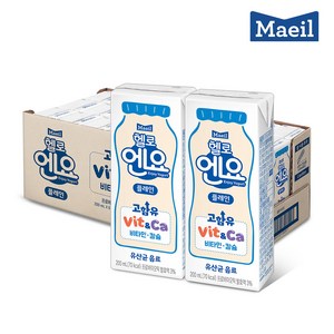 헬로엔요 플레인 200ml 24팩 유산균요구르트, 24개