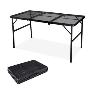 칼루스 아이언 메쉬 3단 테이블, 1200mm 테이블