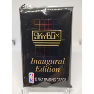 1990-91 Skybox 스카이박스 시리즈 1 최초 발행판 NBA카드팩, 1개