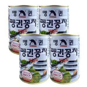 펭귄 꽁치보일드 통조림, 400g, 5개